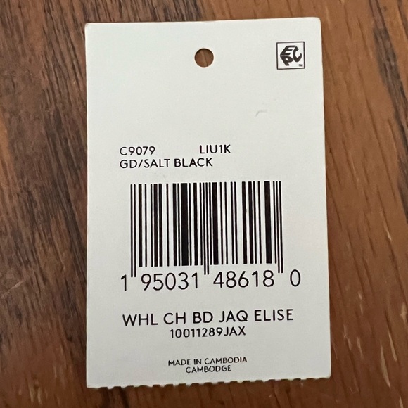 New Coach Women's Elise Horse Carriage Jacquard Satchel Black - Picture 9 of 9